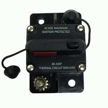 31201 – WIRTHCO Circuit Breaker, 80 Amp Manual And Switchable Reset Single